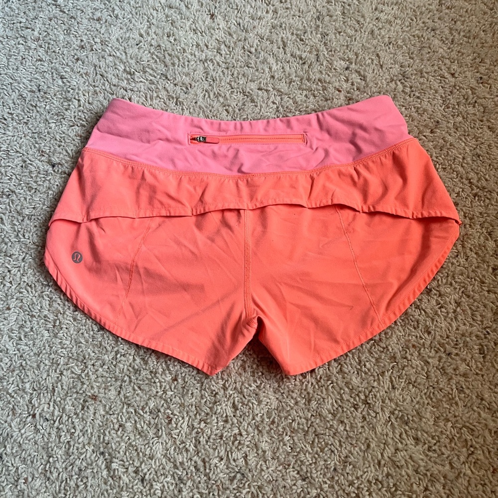Lululemon Speed Up Shorts 2.5” Size 4